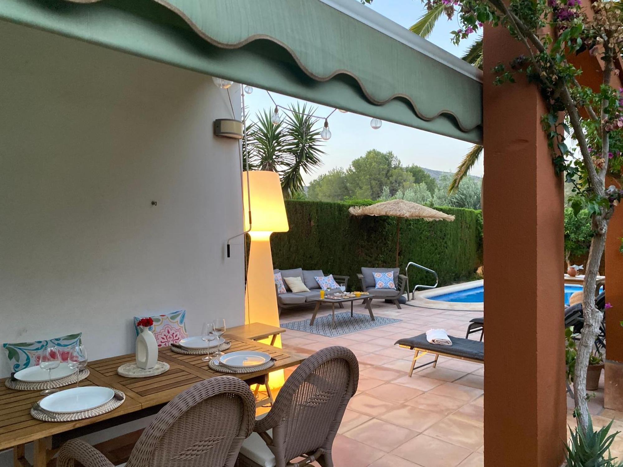 Maison Cosy Au Pied Du Golf Avec Piscine Privee Muntanya la Sella Buitenkant foto